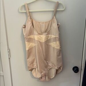 Cacique Women's Cream Shapewear Bodysuit